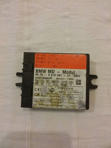 Bmw e46 convertible radar burglar alarm delphi md module 6916087