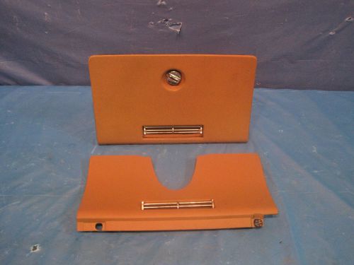 1970 - 1981 firebird/trans am camel/tan glove box door &amp; under column dash panel