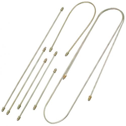 Complete replacement 7 piece steel brake line kit for vw bug, ghia 1969-1977