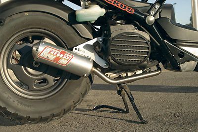 Drd honda ruckus metropolitan 50 exhaust system stainless steel head pipe