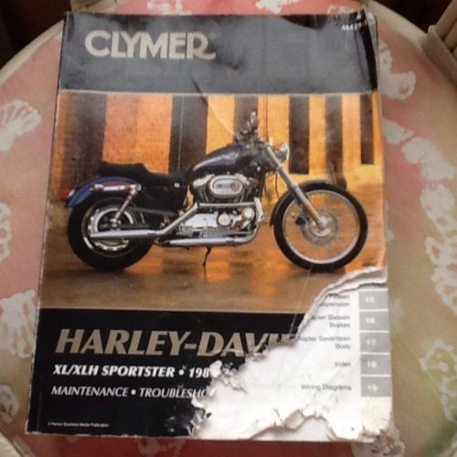 Clymer harley-davidson  xl/xlh sportster 1986 2003 manual
