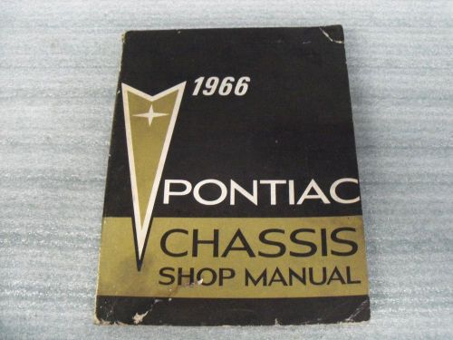 1966 pontiac original chassis service manual
