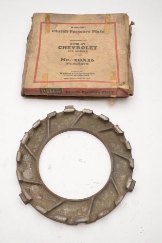 Clutch pressure plate  chevrolet chevy 1938-47 #2dx26 3 speed