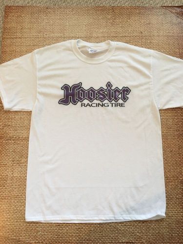 Hoosier racing tires  t-shirt large with 2 free decals stickers