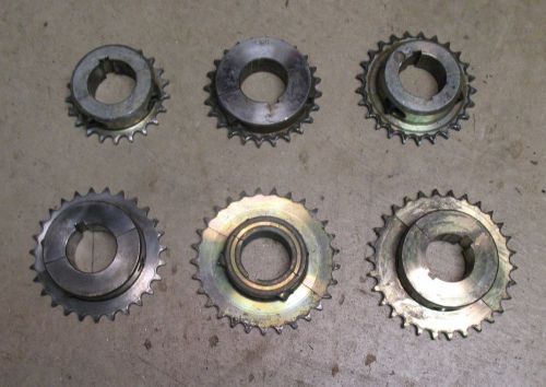 Set of split steel 40 mm axle sprockets for #428 shifter chains
