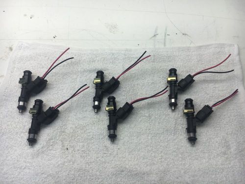 Fuel injector set of 6 50 psi 525cc ethanol e85 syclone typhoon grand national