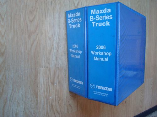 2006 mazda b-series truck workshop manual