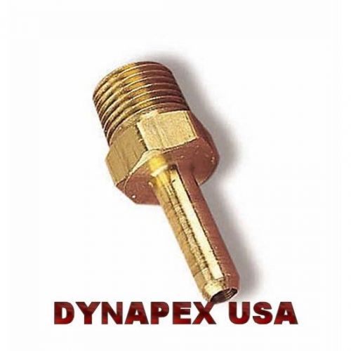 Hose coupler 3/16&#034; barb x 1/8&#034; male npt water fuel oil air gas fitting brass 4z