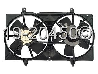 Brand new radiator or condenser cooling fan assembly fits nissan altima &amp; maxima