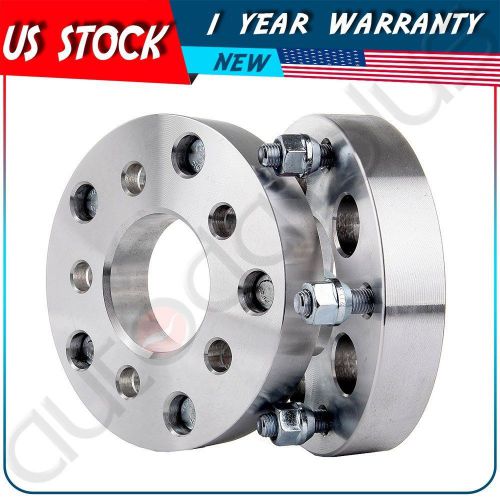 2 pcs 1.25 inch 12x1.5 studs wheel spacers 5x4.5 to 5x5.5 adapters made in usa
