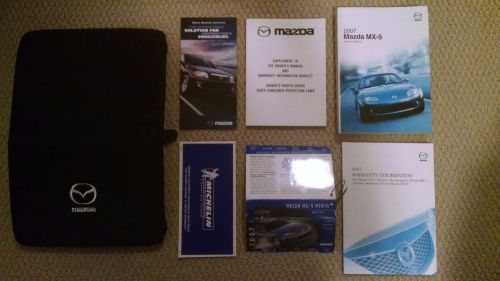 Mazda mx-5 miata owners manual 2007