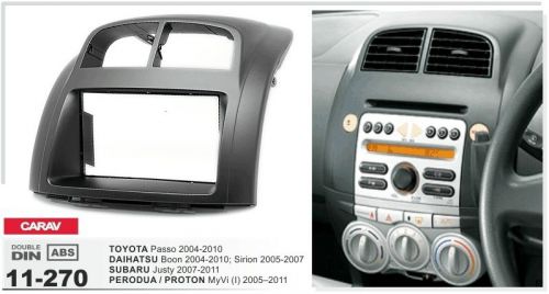 Carav 11-270 2-din car radio dash kit panel for perodua myvi (i) 2005–2011