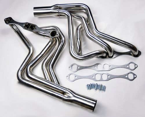 Chevy small block v8 262-400 long tube stainless exhaust manifold sbc headers