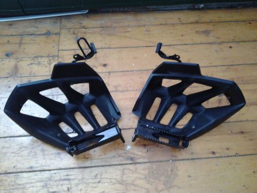 2008 2009 kawasaki kfx450 kfx 450r  heel guards pegs factory oem pair