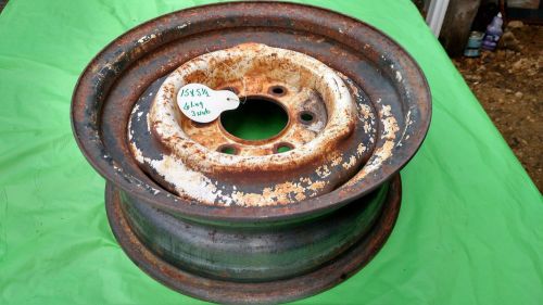 Vintage chevy  steel wheel 15x51/2 -  6 lug  3 nub hubcap holder