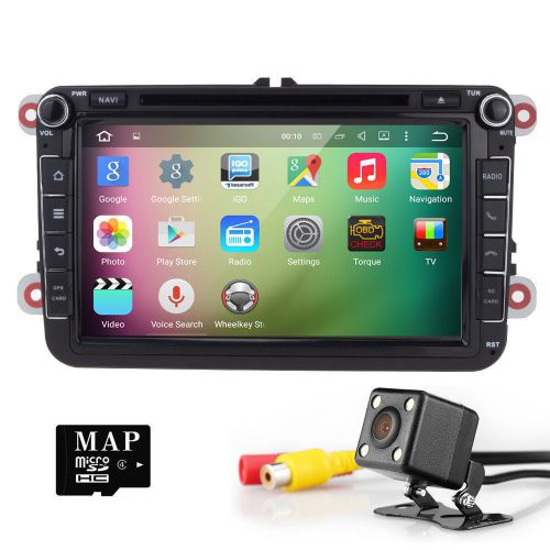 Android 5.1 car stereo dvd player tv gps+ wifi for vw passat skoda golf polo+cam