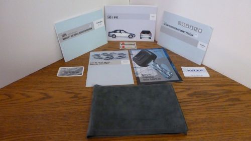 2004 volvo s40 v40 owners manual wallet set