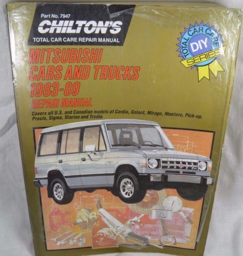 1983 1989 chilton&#039;s mitsubishi cars &amp; trucks repair manual