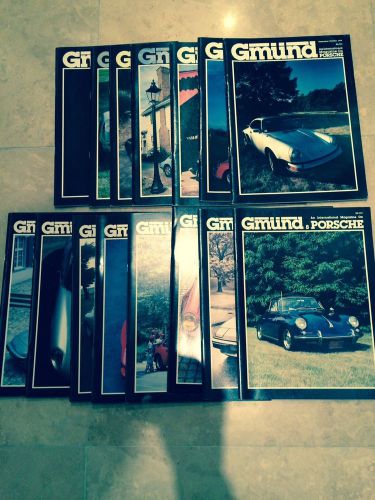 Porsche gmund magazines complete set