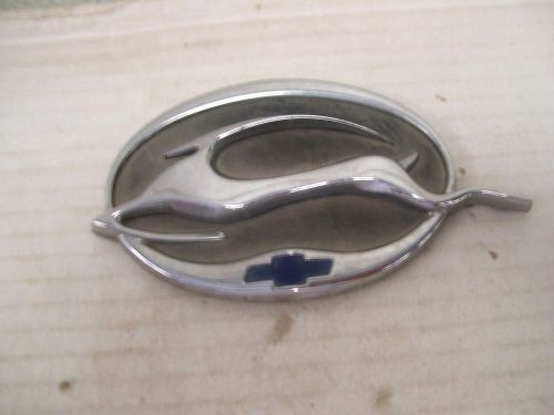 Chevy impala leaping trunk deer ornament emblem
