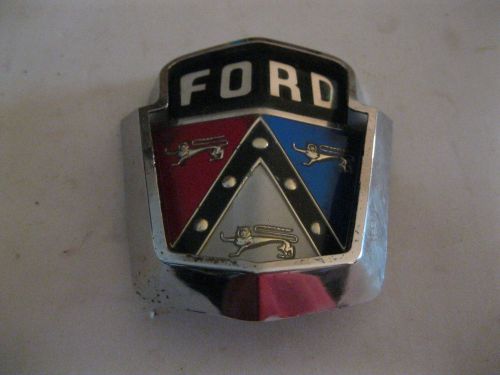 Super nice original 1950-51 ford ornament and base