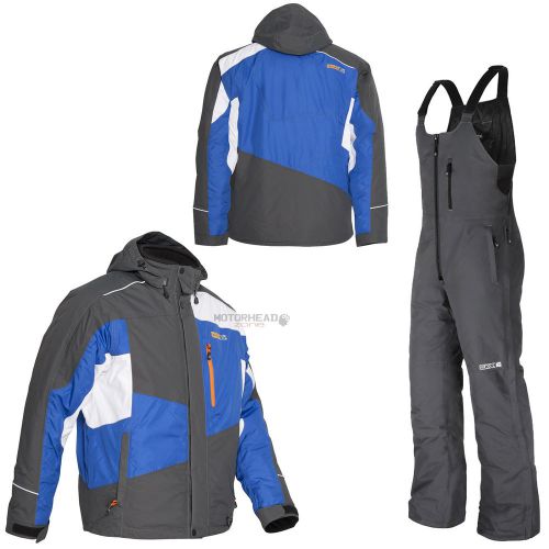 Snowmobile ckx suit squamish jacket charcoal blue air bib pants men 2xlarge snow