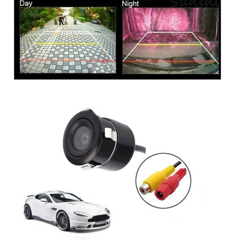Mini color ccd reverse backup car rear view camera night vision 18.5mm