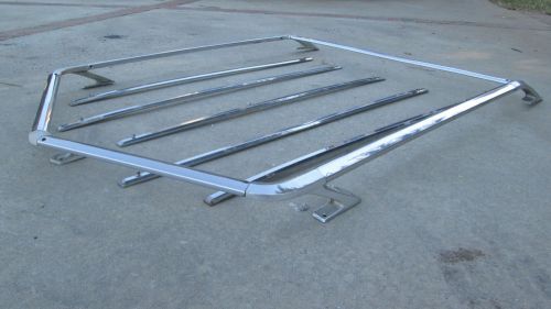 Stainless roof luggage rack station wagon buick pontiac chevrolet