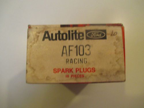 10 autolite racing spark plugs af103