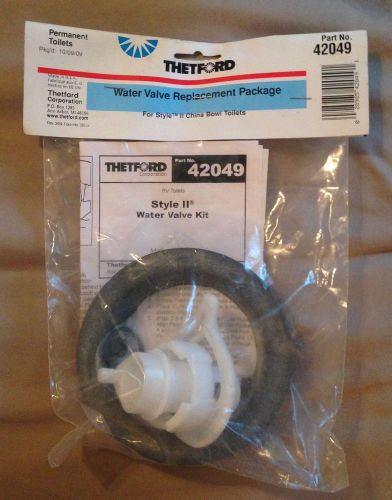 Thetford 42049 style ii toilet water valve kit