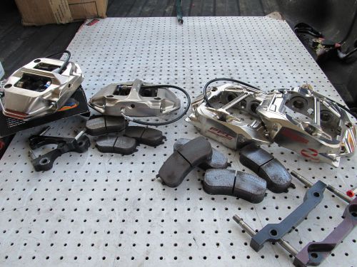 NASCAR PFC 4 PISTON FRONT / REAR CALIPERS WITH PADS MOUNTS LINES CRASH CART FZ49, US $2,450.00, image 1