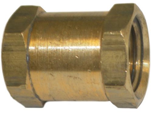 Big a service line 3-20320 brass fitting, hose coupling 1/8&#034; f npt x 1/8&#034; f npt