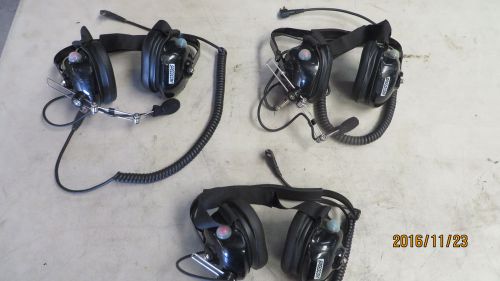 Speedcom headsets with motorola radio cable and scanner port