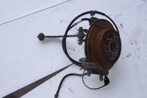 2000-2005 toyota celica gts rear suspension left spindle knuckle rotor caliper