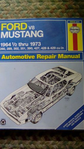 Haynes ford mustang v8 auto repair manual 1964 1/2 thru 1973
