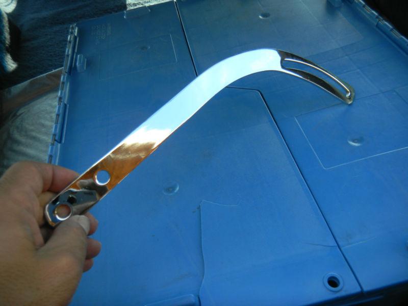 New triple chrome plated steel alternator bracket