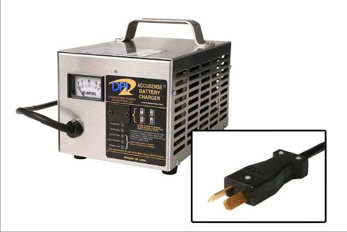 Clubcar ds golf cart - 36 volt 18 amp dpi battery charger - crowfoot handle