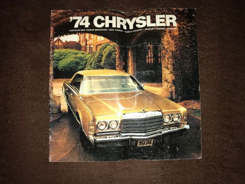 1974 chrysler sales brochure