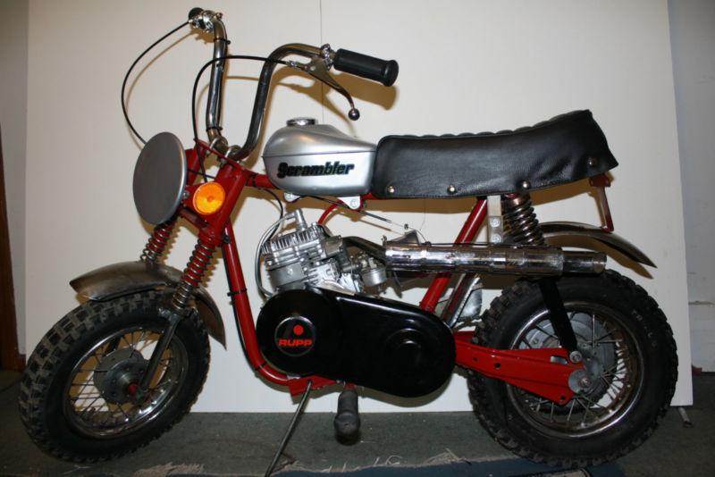 Minibike rupp scrambler 1970 vintage mini bike