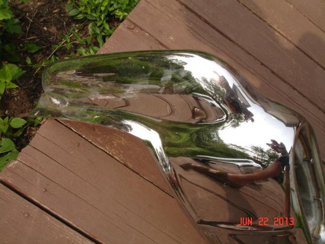 1958 PONTIAC FRONT BUMPER EXTENSION - LEFT, Solid Core, US $59.99, image 11