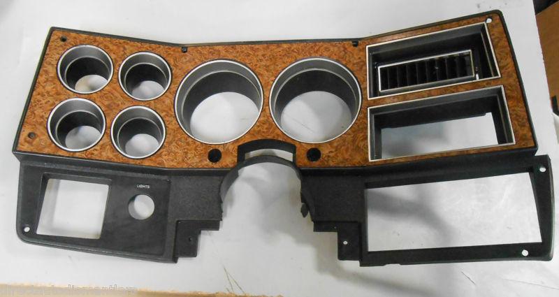 Chevy gmc blazer suburban instrument cluster dash bezel trim gauge panel cover 