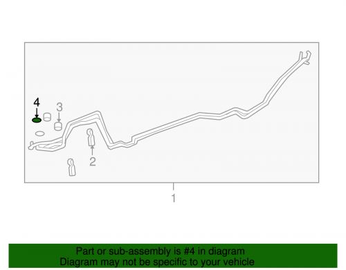 Oem new 2011-2021 gm cadillac blazer a/c condenser evaporator tube seal 13579649