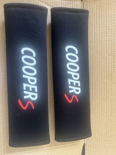 2x Seat Belt Covers Pads Black For Mini Cooper S - Car Accessories, US $, image 2