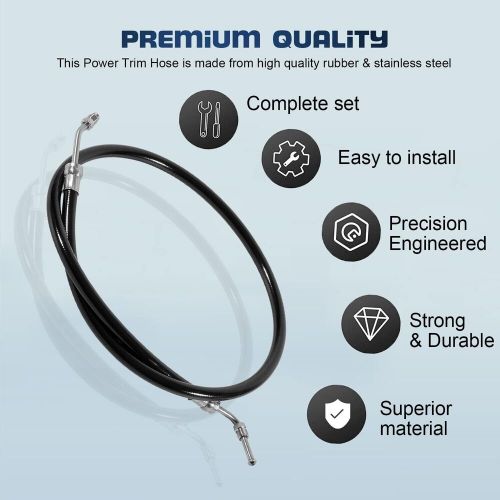 32-861128 32-95859 18-2436 Replace For Mercruiser Mercury Marine Power Trim Hose, US $45.89, image 5