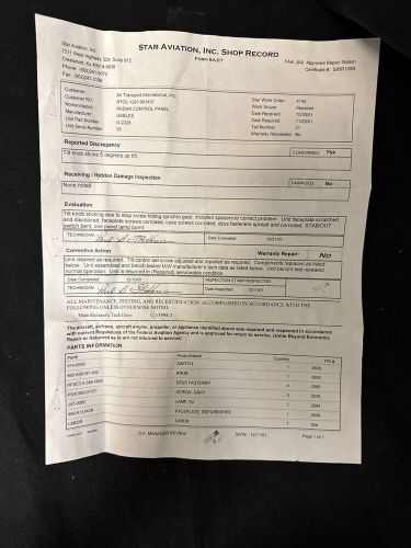 Radar Control Panel; G-2228; 25; REPAIRED, US $500.00, image 8