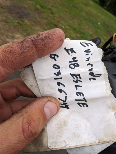 1993 48 HP 50 Johnson Evinrude Powerhead Running Motor 125/130 PSI Bolt On, US $650.00, image 3