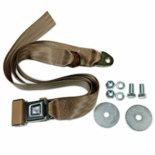 Tan Universal 72" Lap Seat Belt w/ Hardware Hot Rat Street Rod Muscle Classic, US $42.95, image 3