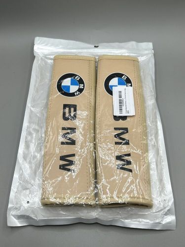 BMW Padded Vinyl Seat Belt Cover Safety Shoulder Strap - 2pc, US $19.99, image 3