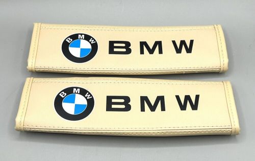 BMW Padded Vinyl Seat Belt Cover Safety Shoulder Strap - 2pc, US $19.99, image 4