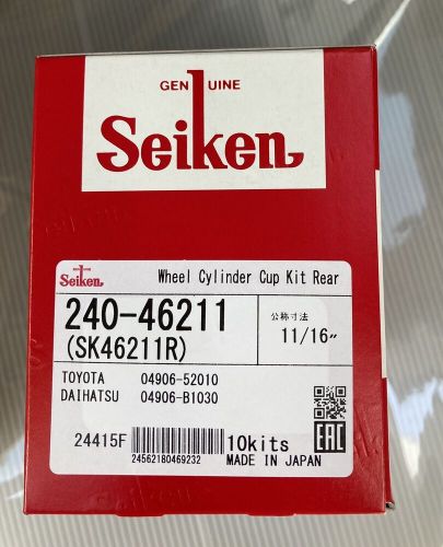 Toyota oem 04906-52010 cup 10 kits, rear wheel cylinder genuine seiken 240-46211